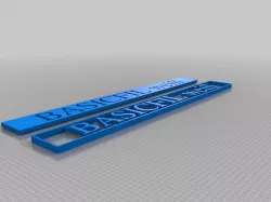 eBASICFIL weißißustomized Very Simple Name Plate