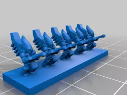 Eldar Swooping Hawk (Epic 40K - 6mm scale)