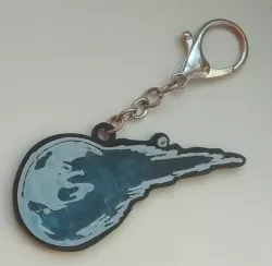 Final Fantasy VII logo keychain