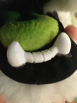 Fursuit teeth