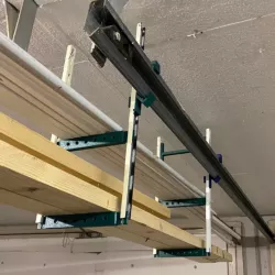 Garage door shelf mountings - Garagentor Regalaufnahmen 