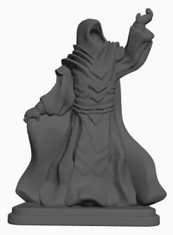 Guild Mage (Dark Mage) - redesigned for HeroQuest (resized, and plate)