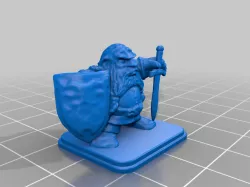 HeroQuest Dwarf Shield Short Sword
