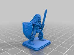 HeroQuest Elf Shield Broad Sword
