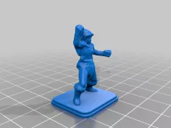 HeroQuest Female Barbarian Helmet Unarmed