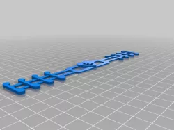 Mask strap with E in hart