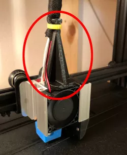 Monoprice MP10 Filament Feeding Strain Relief