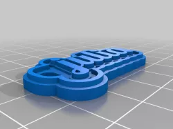 My Customijuliazed Multiline Tag or Keychain