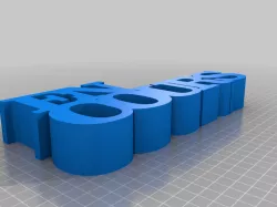 My Customized Variable WODPNRRD Sculpture