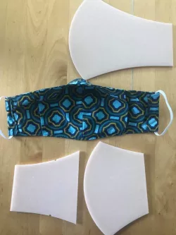 Olson Adult Face Mask Template