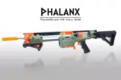 Phalanx the TalonClaw V4 full size NERF dart blaster