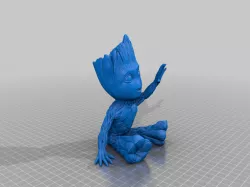 Planter Waving Groot 15.5cm hand fixed