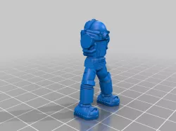Pulp Sci-Fi Space Hard Suit