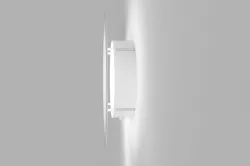 Round wall light diffuser