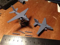 S-3 Viking and ES-3a Sea Shadow for microarmor