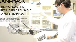 Sani-Mask : The world's first fully sterilizable 3d printed mask