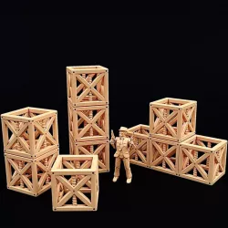 ScatterBlocks: Steel Framework
