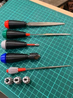 Small Hex bit and file handle