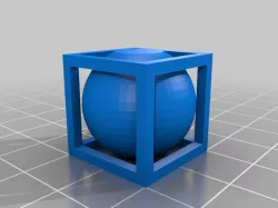 Sphere Trapped in Cage
