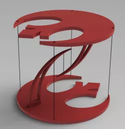 Star Wars Rebel Tensegrity Table