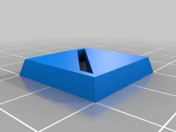 Tabletop base with slot customizable