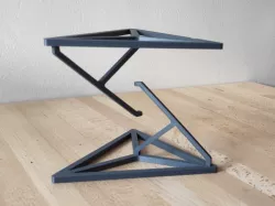 Tensegrity - Impossible table (Hidden wire and tensioner)