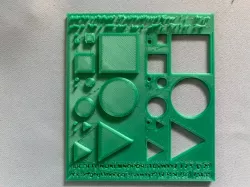 Test the performance of 3D printer, simple, easy and numeric