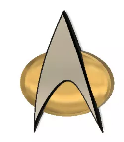 TNG Combadge