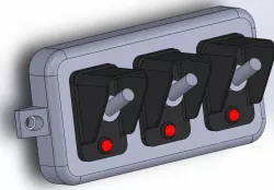 Toggle switch holder 