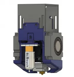 TwoTrees Sapphire Plus/Pro E3D V6 Hotend Mount with BLTouch support