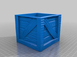 Wooden Box Bank