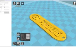 3D printable Green Bay Packers key-chain logo 5 3D model