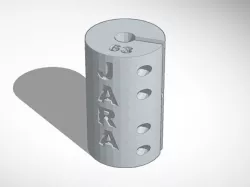 ACOPLE FLEXIBLE NEMA23 6,3MMX10MM
