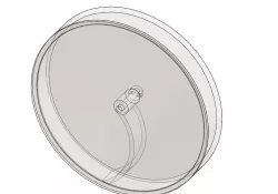 Acrylic cylinder for Friability test on drugs