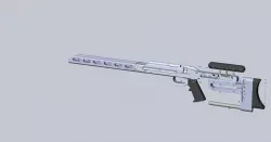 Alu rifle shassis for Anshutz M1408