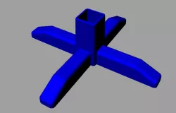 aluminum injection mold holder support
