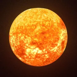 Animated Sun Model Low-poly  3D model