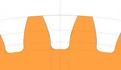 Another method of modeling a TRUE Involute Spur Gear in Solidworks