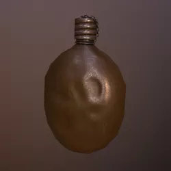 Army Flask Low-poly  3D model