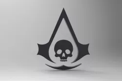 assassin's creed black flag key chain