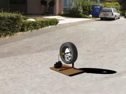 Automatic Tyre Pumping Device