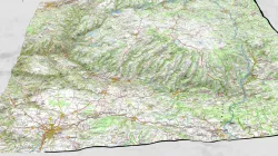 aveyron 3d map