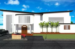Beach House Design 3D model