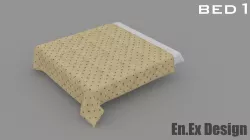 Bed 3D model