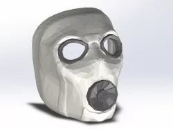 Borderlands 2 Psycho Mask