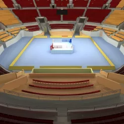 Boxing Arena 3D model