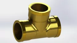 Brass Fitting Tee