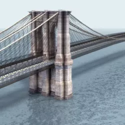 Brooklyn Bridge New York 3D model
