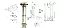 bucket elevator (elevador de cangilones)