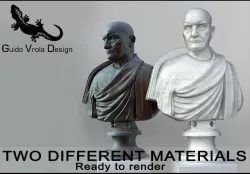 Bust of Roman Empire Consul 3D model
